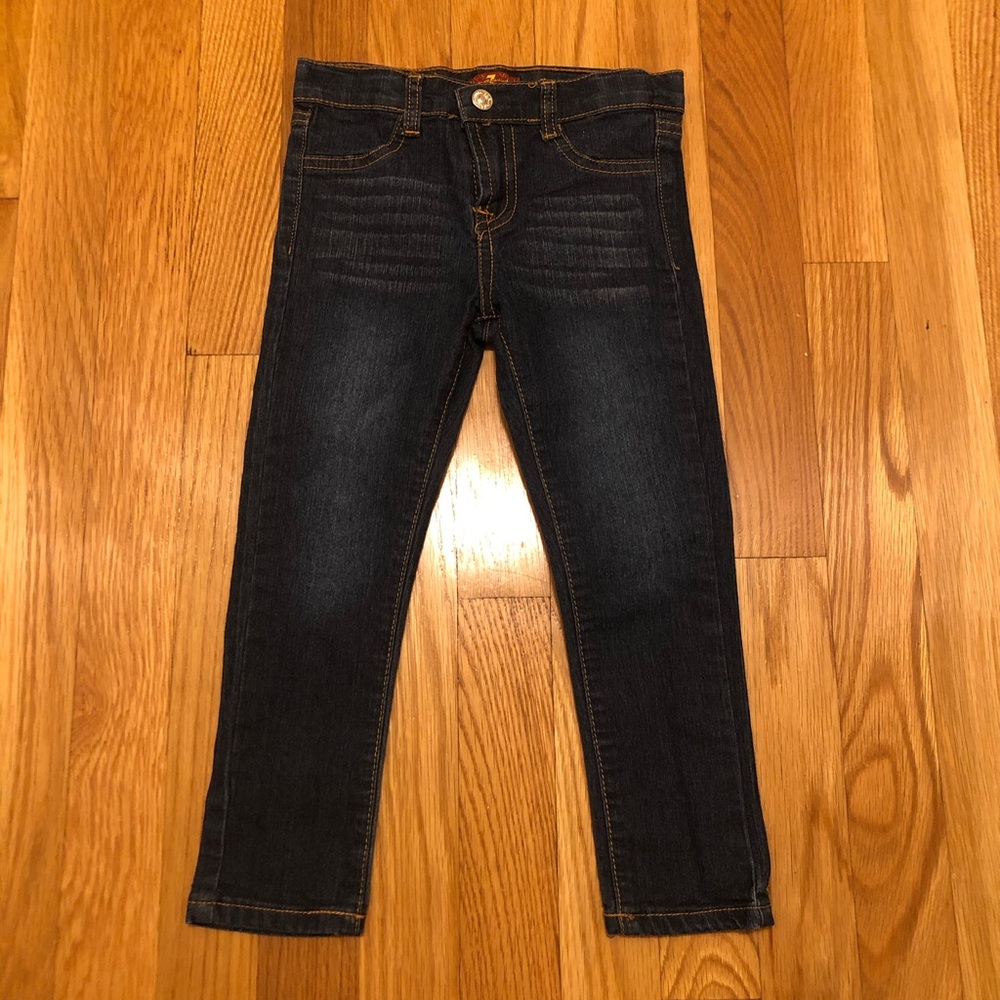 Girls 7 for all mankind skinny jeans, 4T
